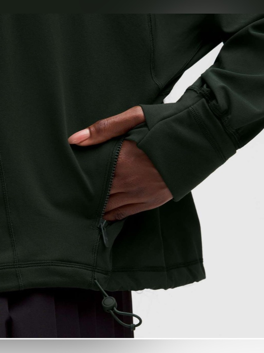 Lululemon Define Relaxed Fit Jacket in Rainforest Green, size 6 - Picture 9 of 11